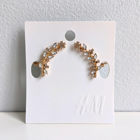 Gold earrings - Picture 1 of 2